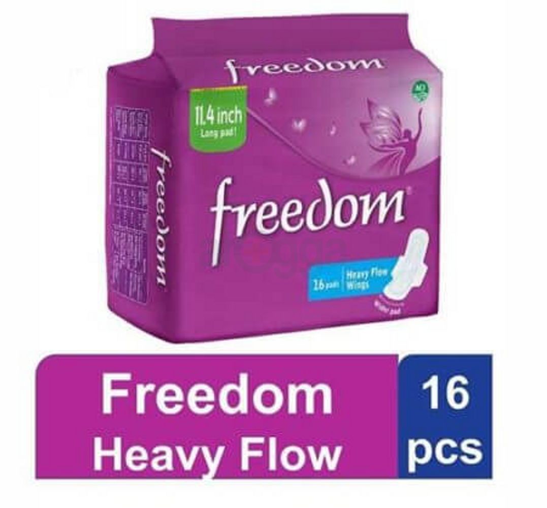 Freedom Sanitary Napkin Heavy Flow 16 pads