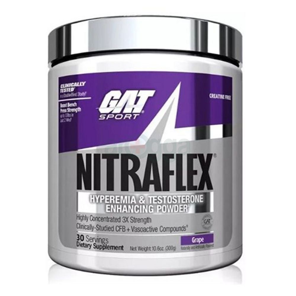 GAT Sport Nitraflex Pre-Workout, Grape, 30 Serving