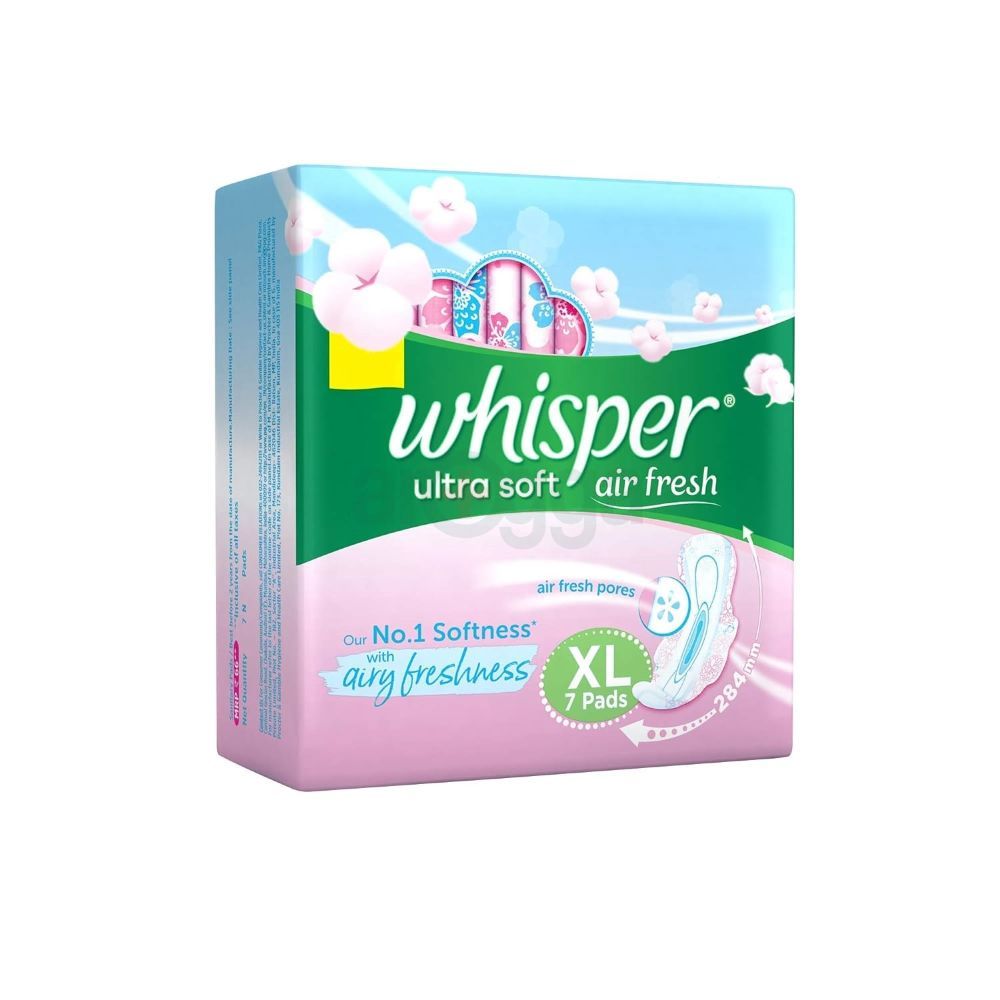 Whisper Ultra Soft Skin Love XL – 7 Pcs