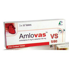 Amlovas VS Tablet 5 mg+80 mg