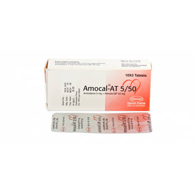 Amocal-AT Tablet 5 mg+25 mg