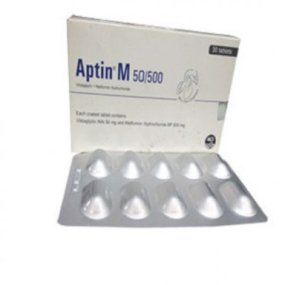 Aptin M Tablet 50 mg+500 mg