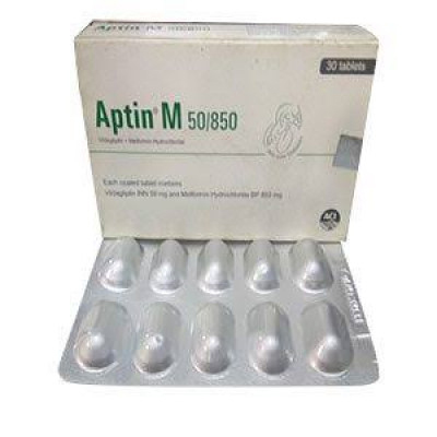 Aptin M Tablet 50 mg+850 mg