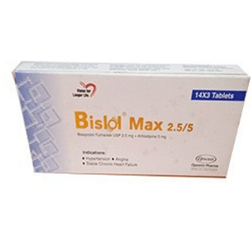 Bislol Max Tablet 2.5 mg+5 mg