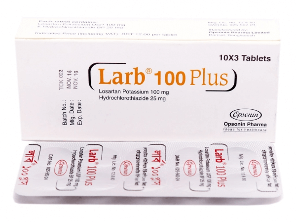 Larb Plus Tablet 100 mg+25 mg