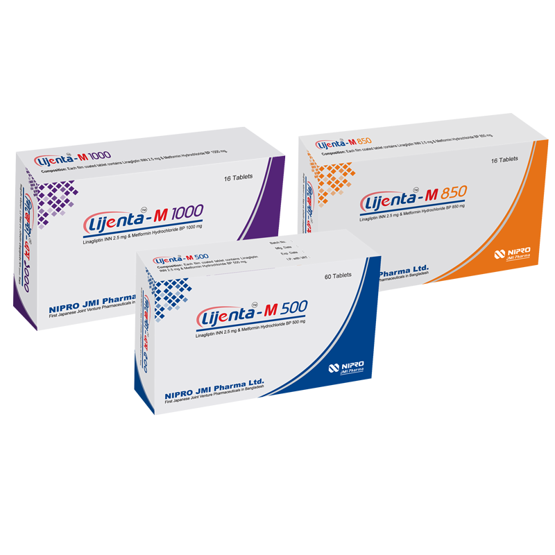 Lijenta-M Tablet 2.5 mg+500 mg