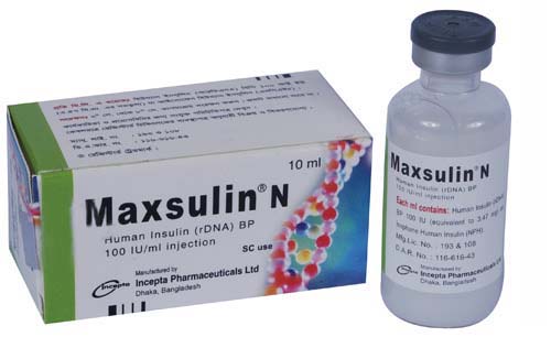 Maxsulin N 100Iu