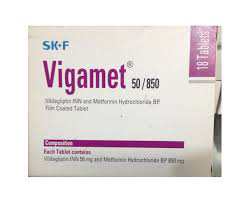 Vigamet Tablet 50 mg+850 mg